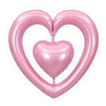 44" Heart-To-Heart - Pink - Winner Party