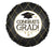 Satin Congrats Grad! Black & Gold 18" Balloon