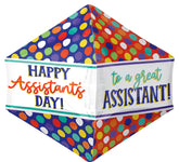 Happy Assistant's Day Dots 21" Balloon