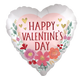 Valentine's Day Satin Flowers 28″ Balloon