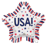 USA Star Fringe 28" Balloon