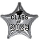 Class of 2023 - Silver 19" Balloon