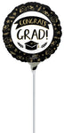 Sketched Congrats Grad 9" Air-fill Balloon (requires heat sealing)