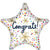 Confetti Sprinkle Congrats 28" Balloon