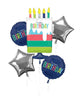 Modern Birthday Balloon Bouquet