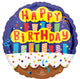 Happy Birthday Candles 17" Balloon