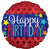 Satin Happy Birthday Banner 18" Balloon