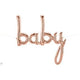 34" Baby Script Balloon - Rose Gold - Northstar Balloons