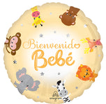 Bienvenido Bebé Animales 17" Balloon