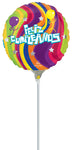 Feliz Cumpleaños Remolino 9" Air-fill Balloon (requires heat sealing)