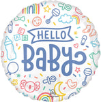 Sweet Baby Shapes Hello Baby 17" Balloon