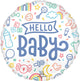 Sweet Baby Shapes Hello Baby 17" Balloon