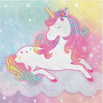 5" Beverage Napkins - Enchanted Unicorn (16ct) - Amscan