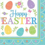 5" Beverage Napkins - Happy Easter (16ct) - Amscan