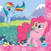 5" Beverage Napkins - My Little Pony Friendship  (16ct) - Amscan