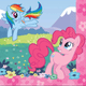 5" Beverage Napkins - My Little Pony Friendship  (16ct) - Amscan