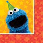 5" Beverage Napkins - Sesame Street (16ct) - Amscan