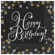 5" Beverage Napkins - Sparkling Celebration (16ct) - Amscan