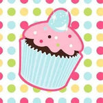 5" Beverage Napkins - Sweet Treats (16ct) - Amscan