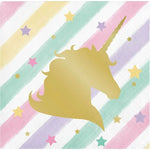 5" Beverage Napkins - Unicorn Sparkle (16ct) - Creative Converting