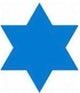 5" Die-cut Star of David (10ct)