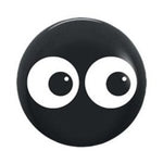 5" Double Eye Top Print - Black - (100ct) - Sempertex