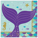 5" Napkins - Mermaid Wishes (16ct) - Amscan
