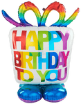 50" AirLoonz™ - Happy Birthday Present - Anagram