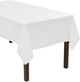 White Rectangular Heavy Duty Table Cover (54" x 108")