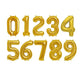 52" Balloon Numbers - Gold - Winner Party