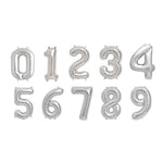 52" Balloon Numbers - Silver