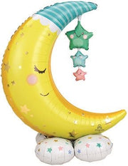 55" AirLoonz™ - Moon and Stars - Anagram