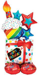 55" AirLoonz™ - Stacked Birthday Icons - Anagram