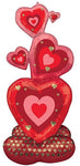 55" AirLoonz™ - Stacking Hearts - Anagram