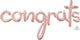 56" Script - Congrats - Anagram
