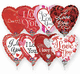 Air Filled Assortment - Love 9" Air-fill Balloon (requires heat sealing) (18 count)