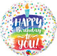 Happy Birthday to You Rainbow Cake 18" Balloon