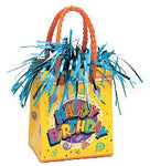 5.7oz Balloon Weight - Happy Birthday Party Tote - Unique