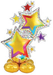 59" AirLoonz™ - Colorful Star Cluster - Anagram