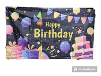 6' Fabric Banner - Happy Birthday