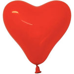 6" Fashion Red Heart - (100ct) - Sempertex