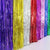6' Standard Straight Foil Door Curtain - Winner Party