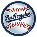 9" Paper Plates - Los Angeles Dodgers (18ct) - Amscan