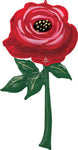 62'' Painted Rose Foil Balloon 1ct - Anagram