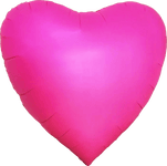 65" Heart - Hot Pink  - Winner Party