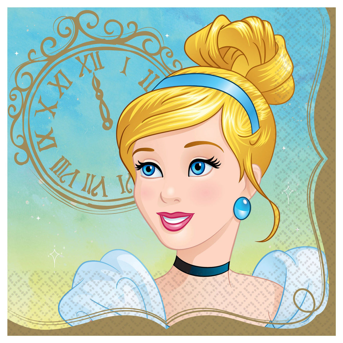 6.5" Luncheon Napkins - Cinderella (16ct) - Amscan