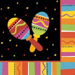 6.5" Lunch Napkins - Fiesta Fun (16ct) - Amscan