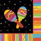 6.5" Lunch Napkins - Fiesta Fun (16ct) - Amscan