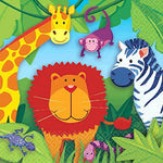 6.5" Lunch Napkins - Jungle Animals (16ct) - Amscan
