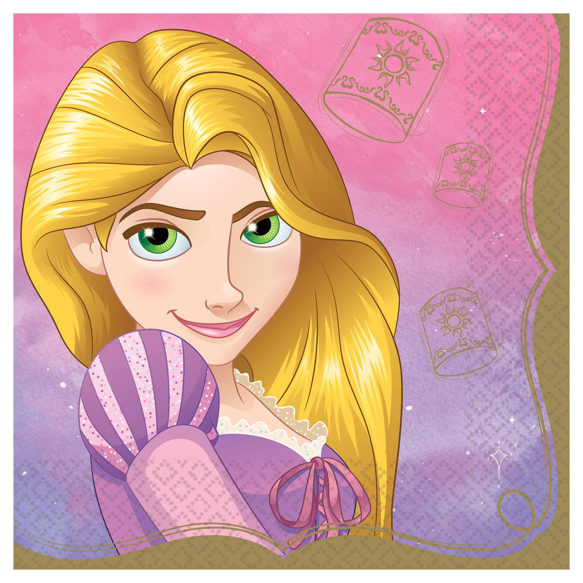 6.5" Luncheon Napkins - Princess Rapunzel (16ct) - Amscan